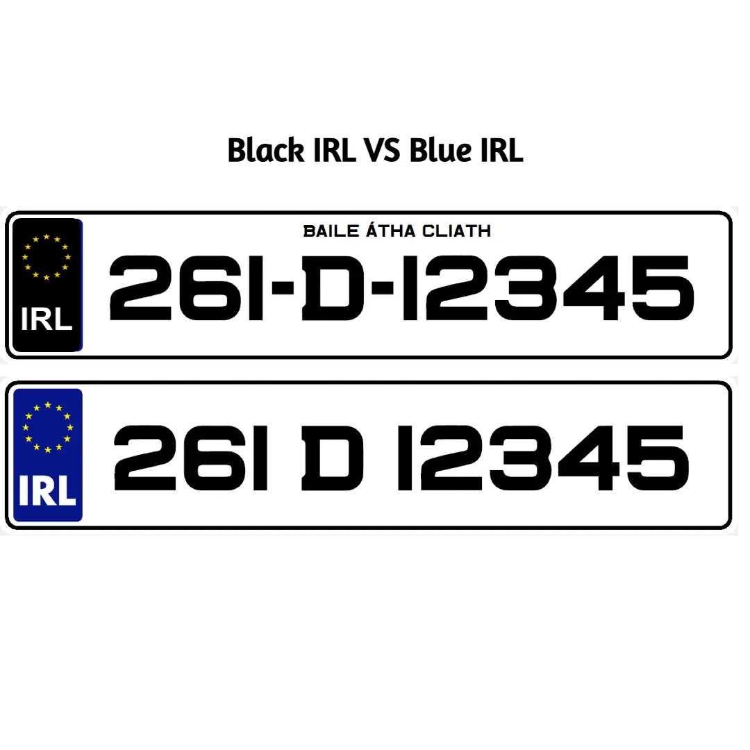 Pair - 2D Sporty Metro Font Number Plates - Image 6