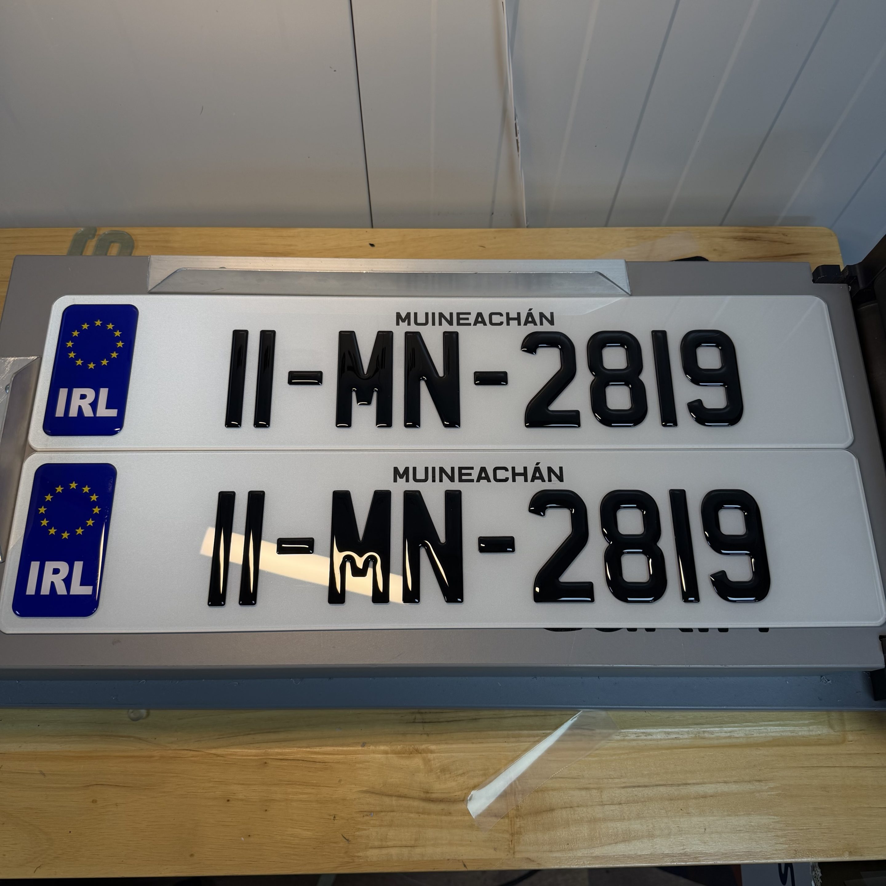 Pair - 3D Gel Number Plates - Road Legal - Image 4